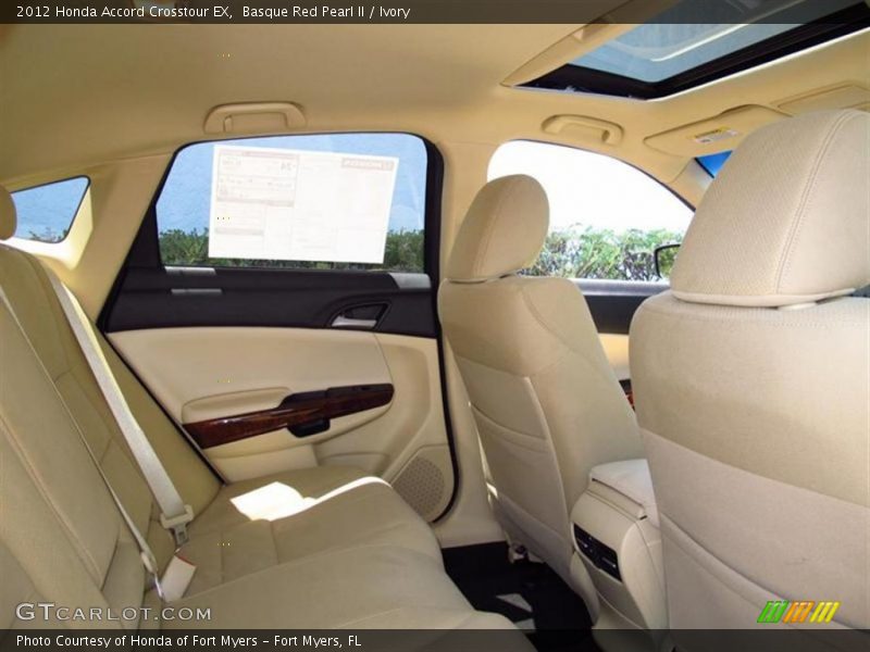 Basque Red Pearl II / Ivory 2012 Honda Accord Crosstour EX