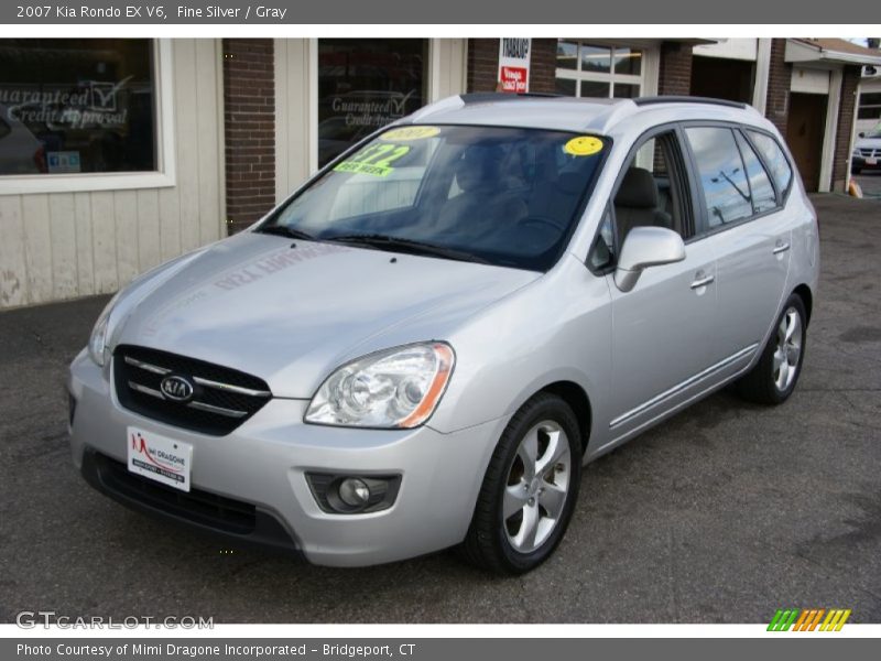 Fine Silver / Gray 2007 Kia Rondo EX V6