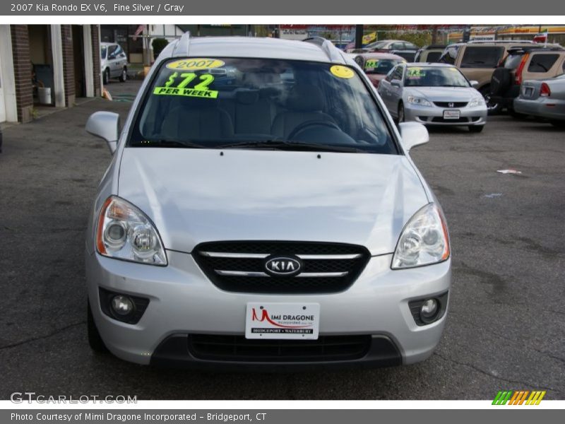 Fine Silver / Gray 2007 Kia Rondo EX V6