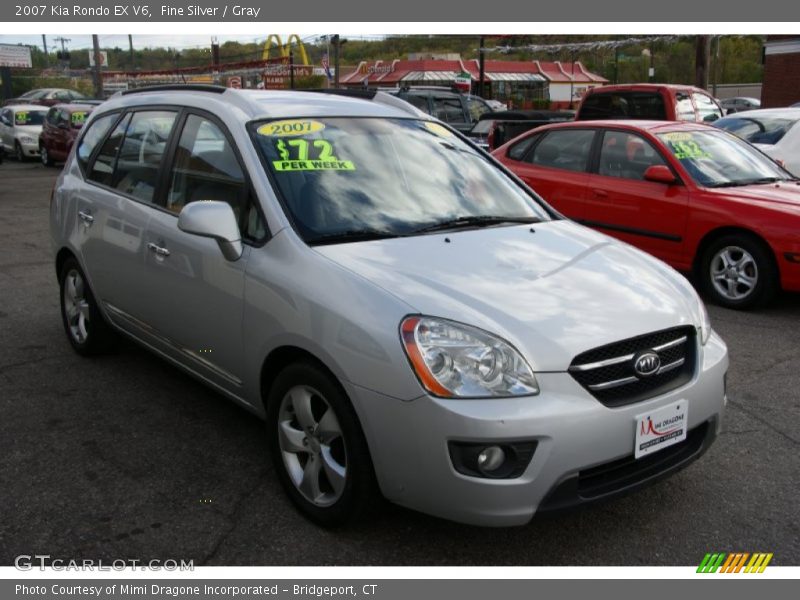 Fine Silver / Gray 2007 Kia Rondo EX V6