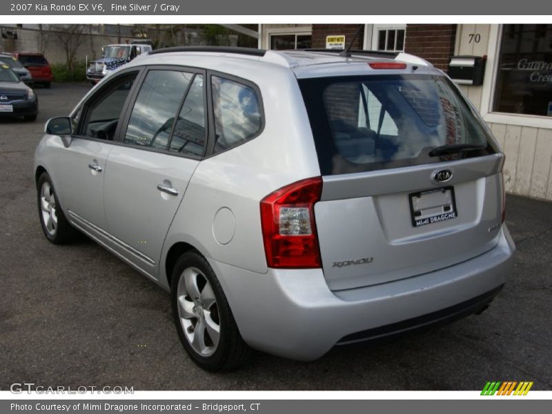 Fine Silver / Gray 2007 Kia Rondo EX V6