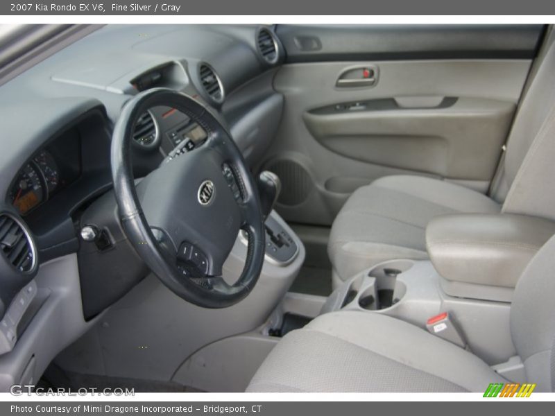 Fine Silver / Gray 2007 Kia Rondo EX V6