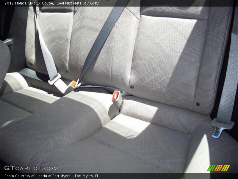Cool Mist Metallic / Gray 2012 Honda Civic LX Coupe