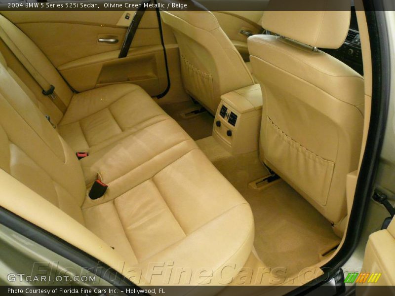 Olivine Green Metallic / Beige 2004 BMW 5 Series 525i Sedan