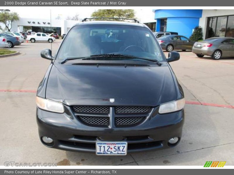 Deep Slate Pearlcoat / Mist Gray 2000 Dodge Grand Caravan SE Sport