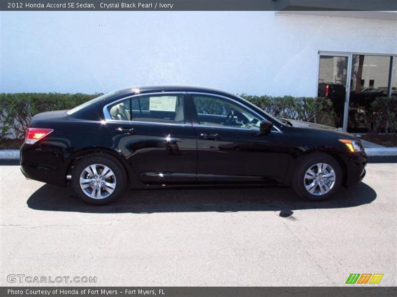 Crystal Black Pearl / Ivory 2012 Honda Accord SE Sedan