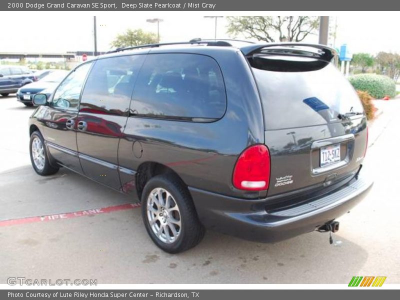 Deep Slate Pearlcoat / Mist Gray 2000 Dodge Grand Caravan SE Sport