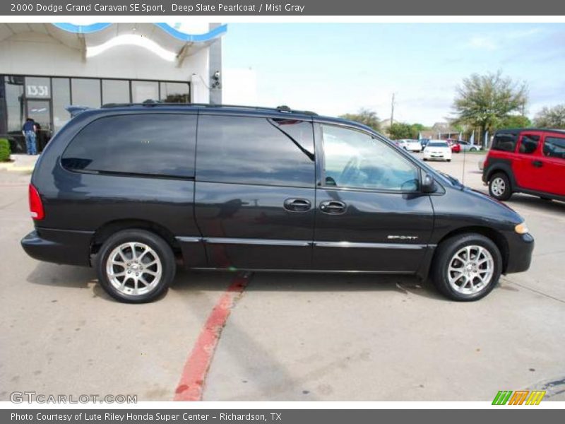 Deep Slate Pearlcoat / Mist Gray 2000 Dodge Grand Caravan SE Sport