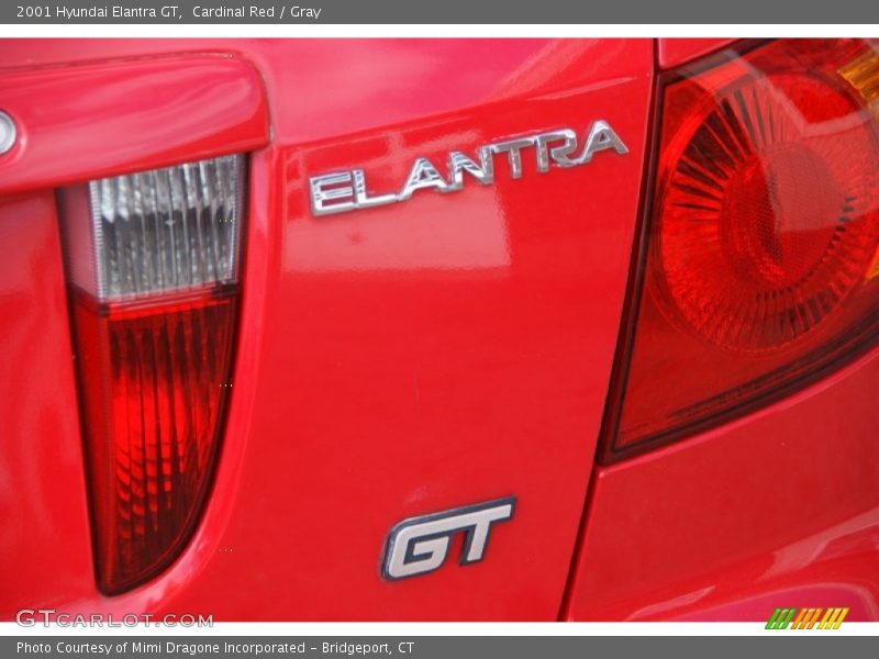 Cardinal Red / Gray 2001 Hyundai Elantra GT