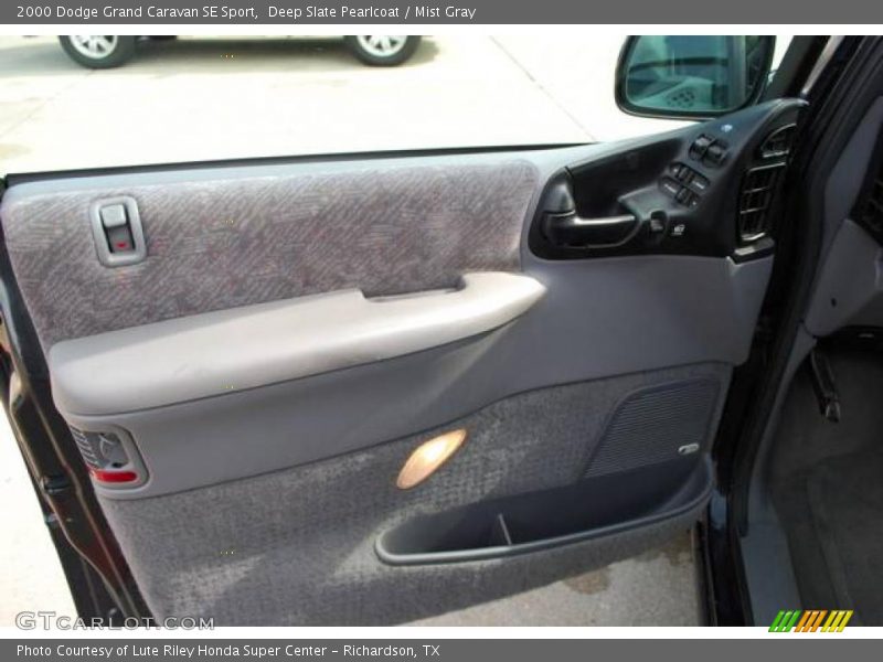 Deep Slate Pearlcoat / Mist Gray 2000 Dodge Grand Caravan SE Sport
