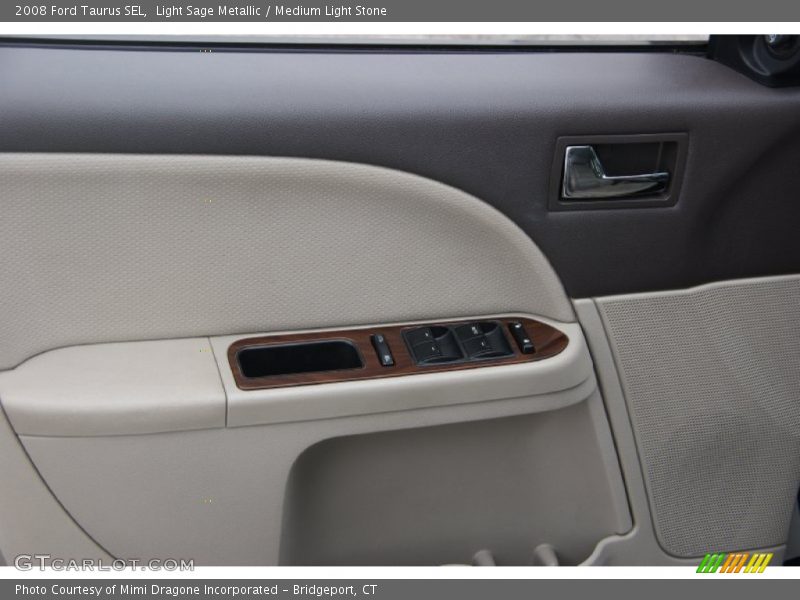 Light Sage Metallic / Medium Light Stone 2008 Ford Taurus SEL