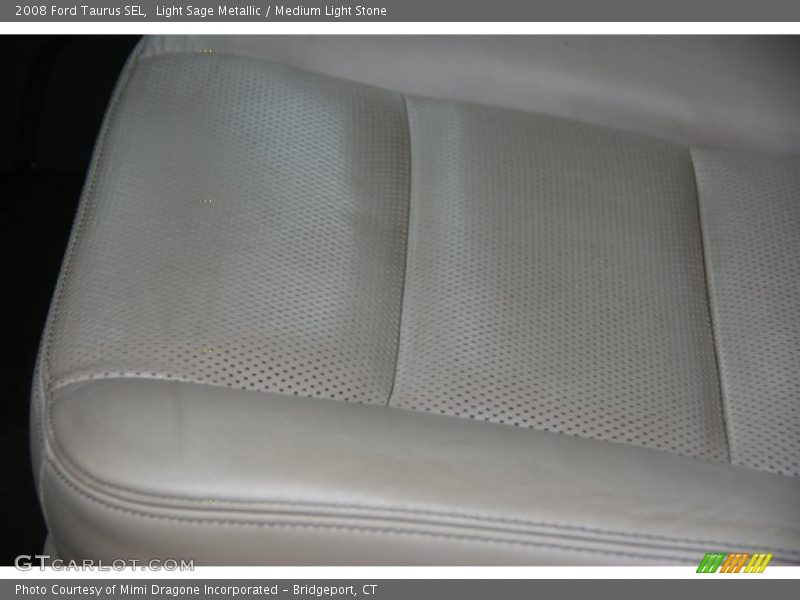 Light Sage Metallic / Medium Light Stone 2008 Ford Taurus SEL