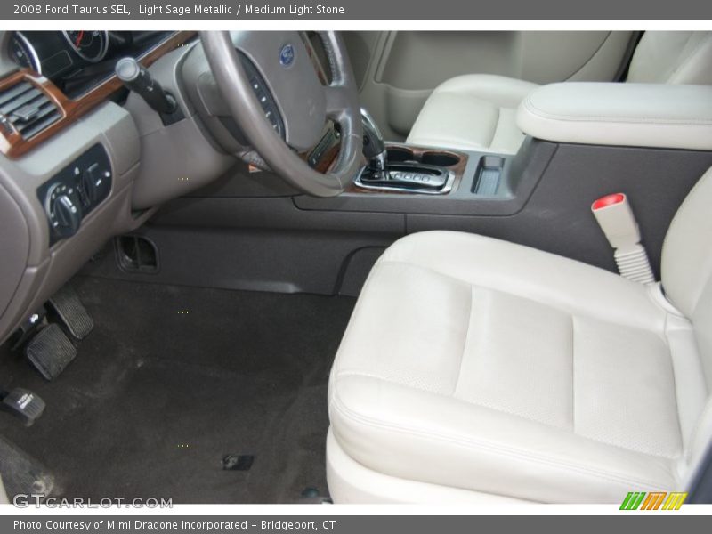 Light Sage Metallic / Medium Light Stone 2008 Ford Taurus SEL