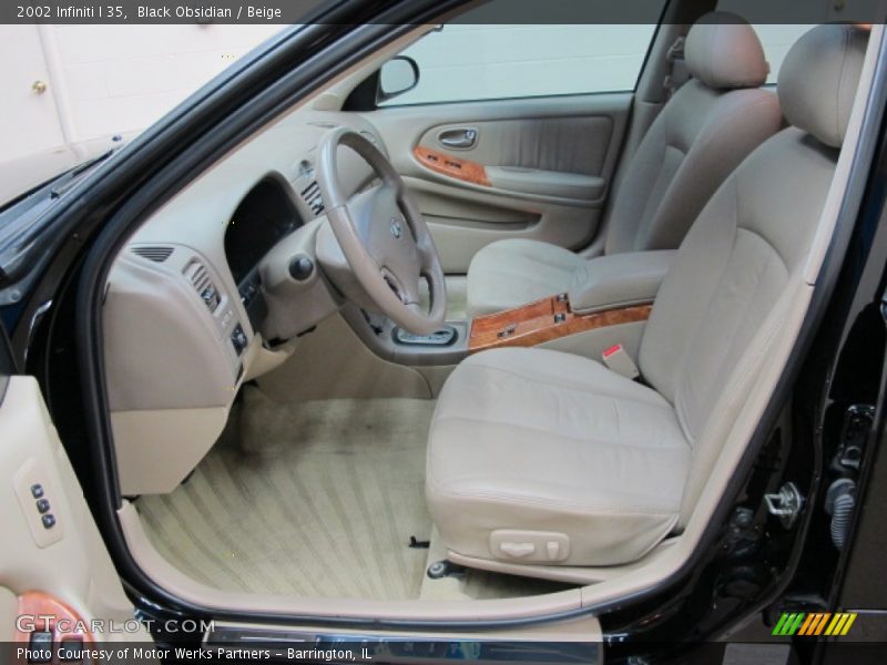 Black Obsidian / Beige 2002 Infiniti I 35