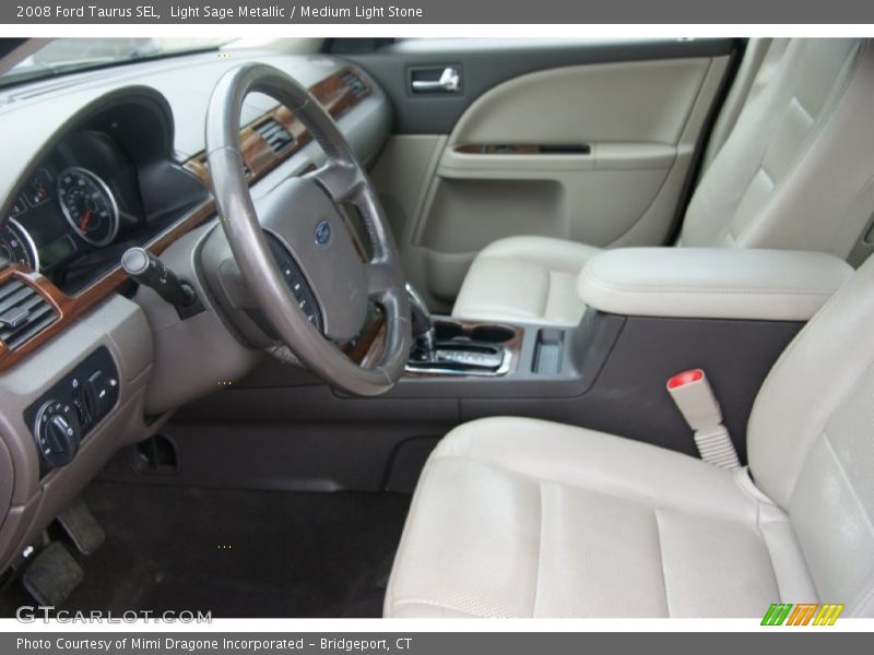 Light Sage Metallic / Medium Light Stone 2008 Ford Taurus SEL