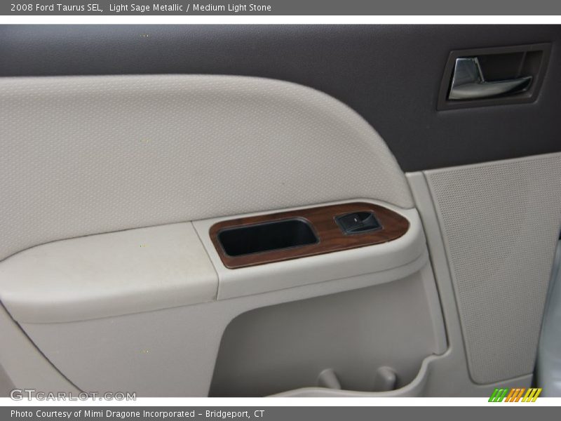 Light Sage Metallic / Medium Light Stone 2008 Ford Taurus SEL