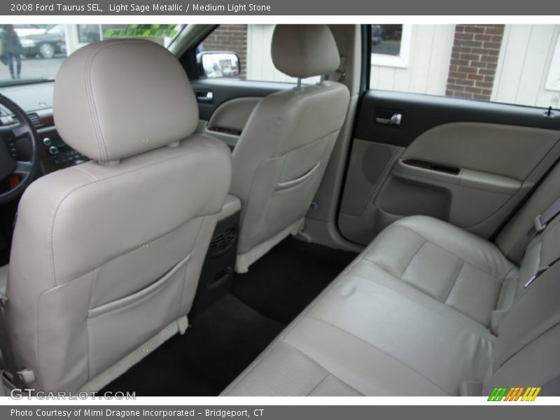 Light Sage Metallic / Medium Light Stone 2008 Ford Taurus SEL