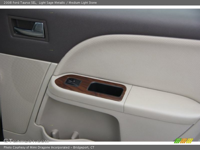 Light Sage Metallic / Medium Light Stone 2008 Ford Taurus SEL