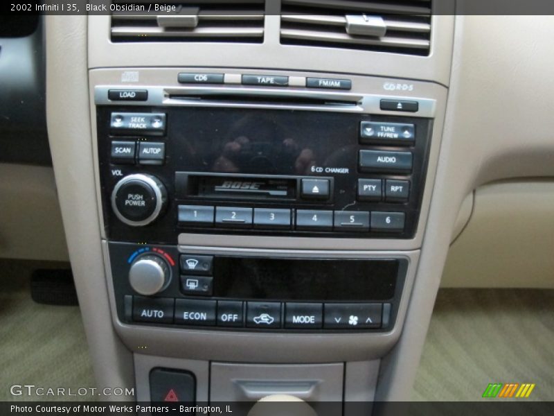 Black Obsidian / Beige 2002 Infiniti I 35