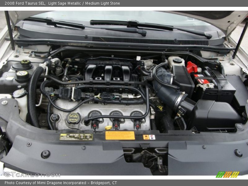 Light Sage Metallic / Medium Light Stone 2008 Ford Taurus SEL