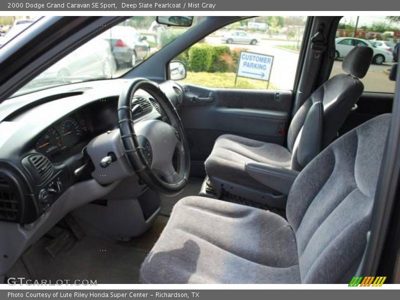 Deep Slate Pearlcoat / Mist Gray 2000 Dodge Grand Caravan SE Sport