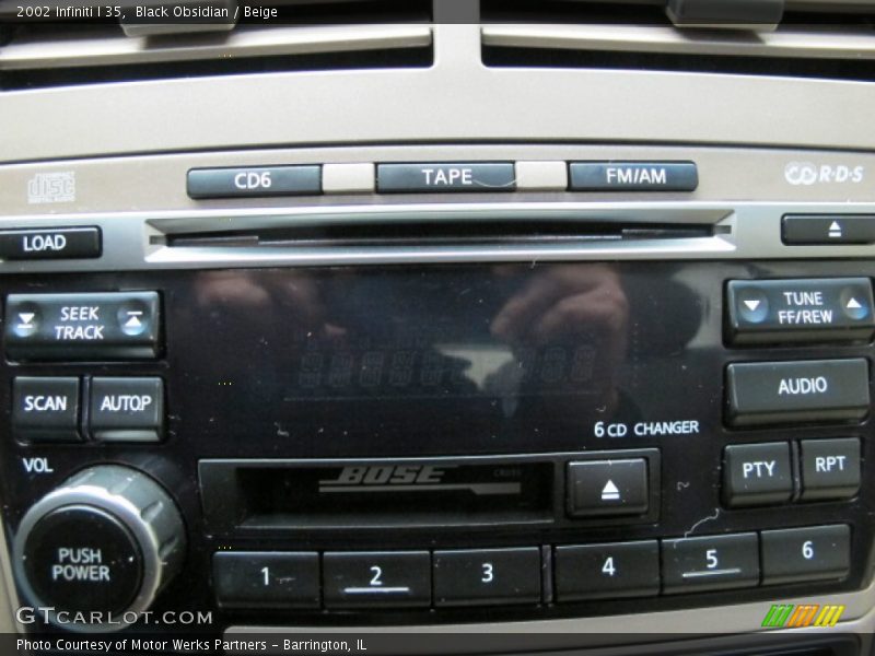 Black Obsidian / Beige 2002 Infiniti I 35