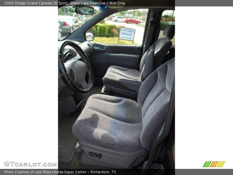 Deep Slate Pearlcoat / Mist Gray 2000 Dodge Grand Caravan SE Sport