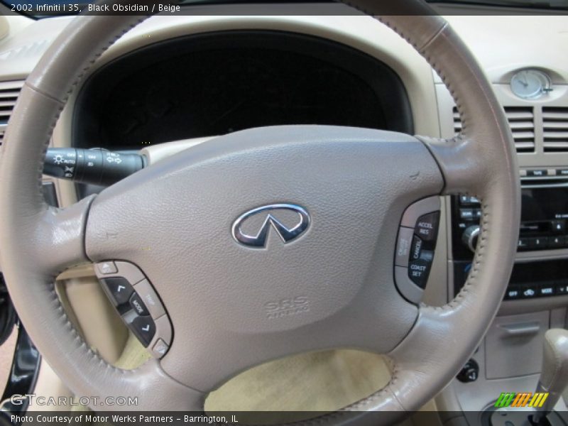 Black Obsidian / Beige 2002 Infiniti I 35