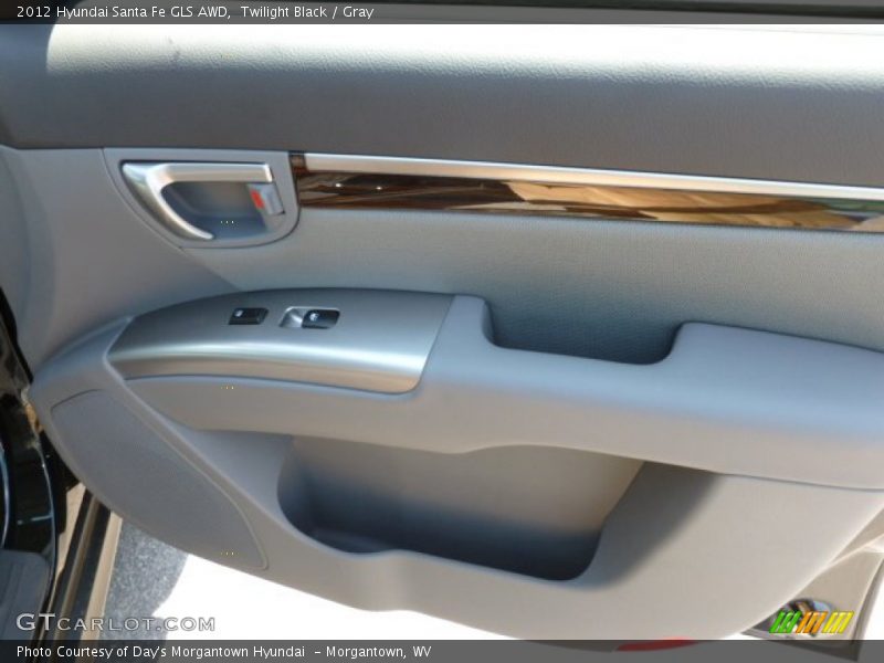 Twilight Black / Gray 2012 Hyundai Santa Fe GLS AWD