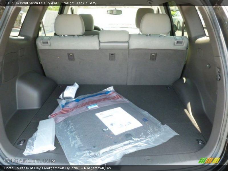 Twilight Black / Gray 2012 Hyundai Santa Fe GLS AWD