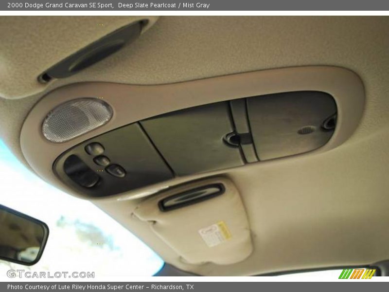 Deep Slate Pearlcoat / Mist Gray 2000 Dodge Grand Caravan SE Sport