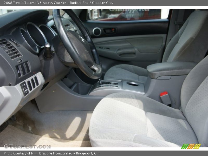 Radiant Red / Graphite Gray 2008 Toyota Tacoma V6 Access Cab 4x4