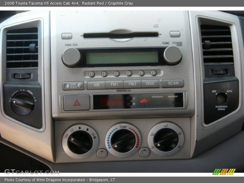 Radiant Red / Graphite Gray 2008 Toyota Tacoma V6 Access Cab 4x4