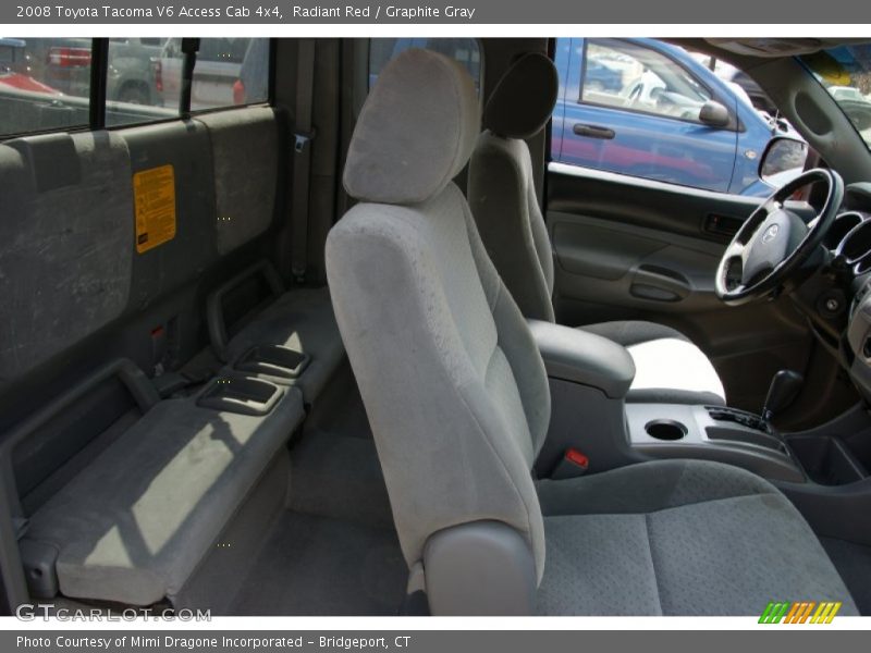 Radiant Red / Graphite Gray 2008 Toyota Tacoma V6 Access Cab 4x4