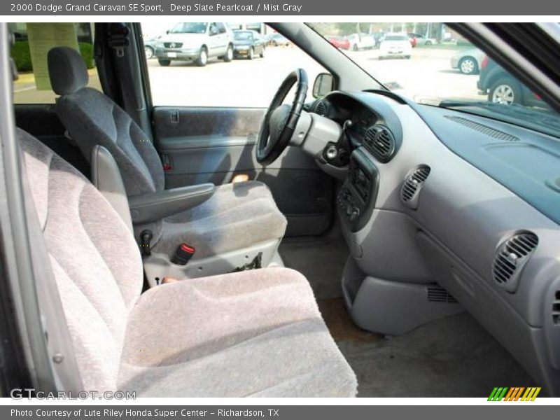 Deep Slate Pearlcoat / Mist Gray 2000 Dodge Grand Caravan SE Sport