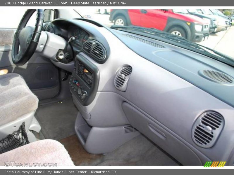 Deep Slate Pearlcoat / Mist Gray 2000 Dodge Grand Caravan SE Sport