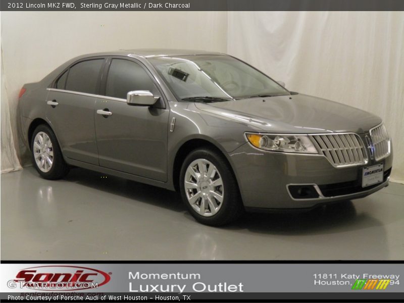 Sterling Gray Metallic / Dark Charcoal 2012 Lincoln MKZ FWD