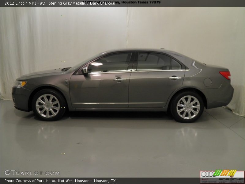 Sterling Gray Metallic / Dark Charcoal 2012 Lincoln MKZ FWD