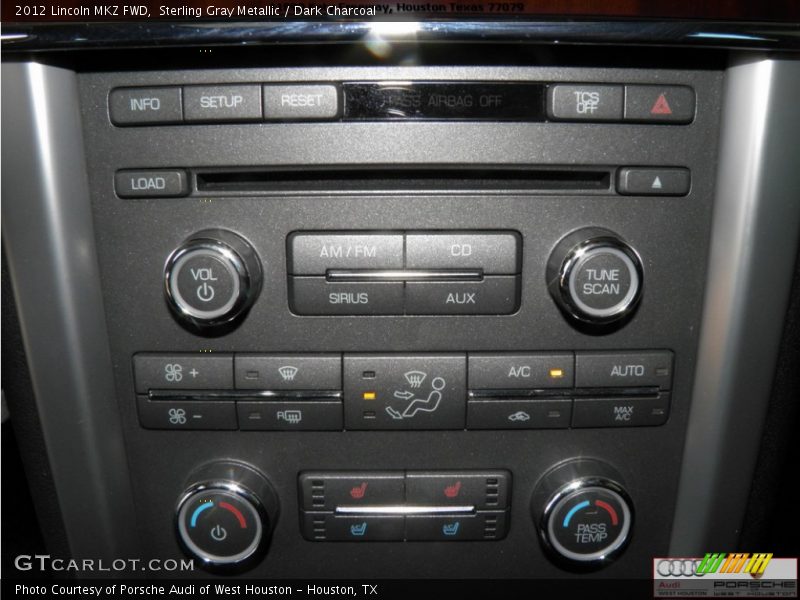 Sterling Gray Metallic / Dark Charcoal 2012 Lincoln MKZ FWD