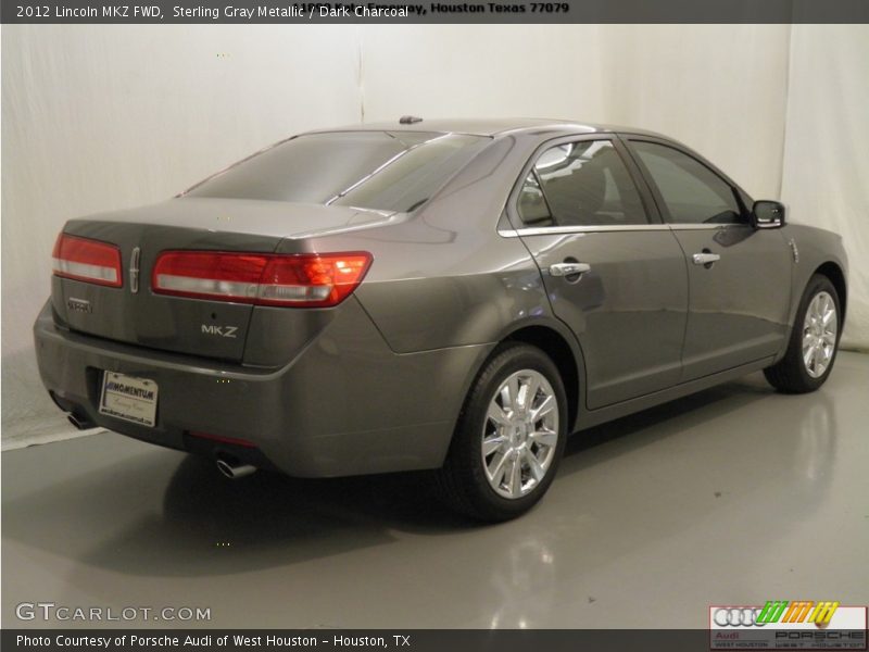 Sterling Gray Metallic / Dark Charcoal 2012 Lincoln MKZ FWD