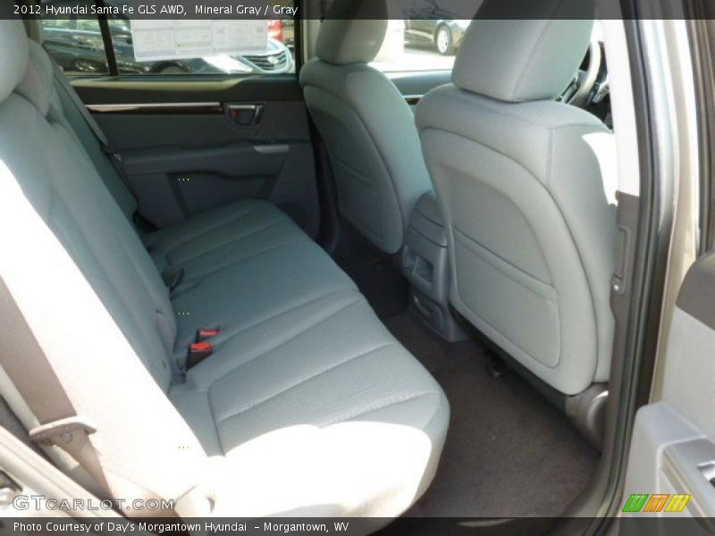 Mineral Gray / Gray 2012 Hyundai Santa Fe GLS AWD