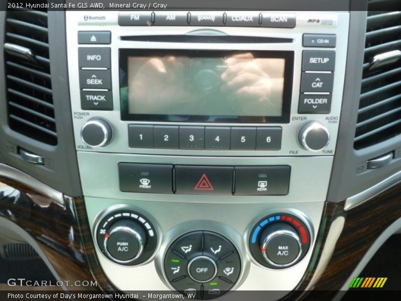 Mineral Gray / Gray 2012 Hyundai Santa Fe GLS AWD