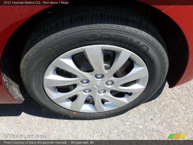 Red Allure / Beige 2012 Hyundai Elantra GLS