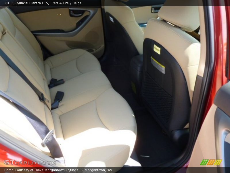Red Allure / Beige 2012 Hyundai Elantra GLS