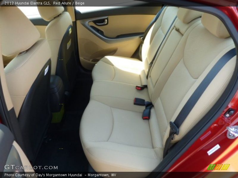 Red Allure / Beige 2012 Hyundai Elantra GLS