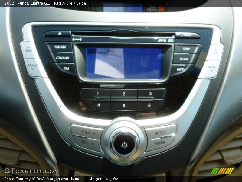 Red Allure / Beige 2012 Hyundai Elantra GLS