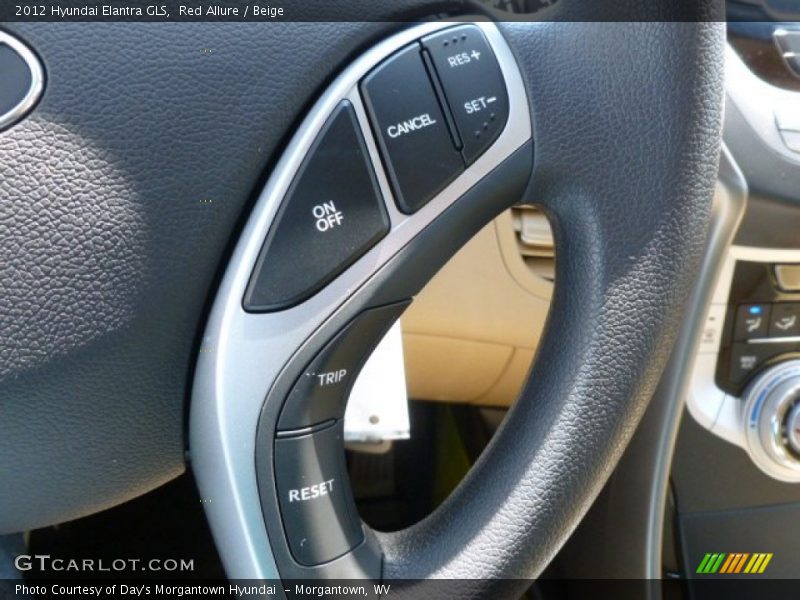 Red Allure / Beige 2012 Hyundai Elantra GLS