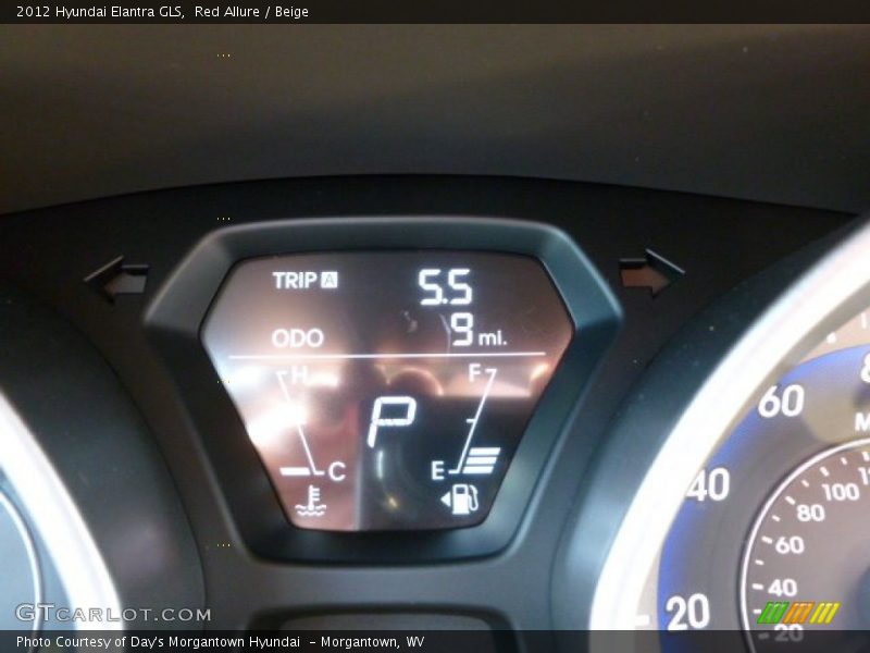 Red Allure / Beige 2012 Hyundai Elantra GLS