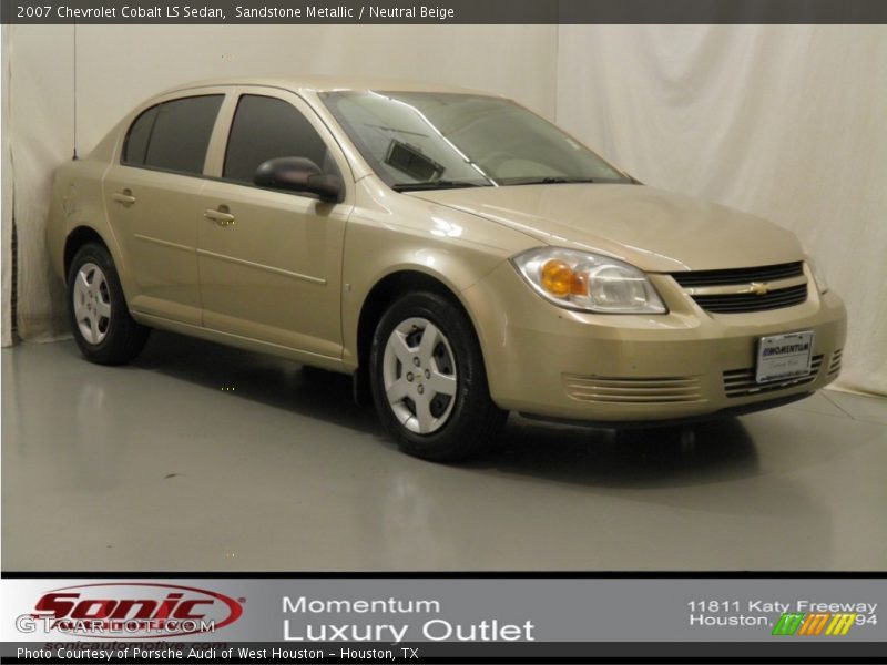 Sandstone Metallic / Neutral Beige 2007 Chevrolet Cobalt LS Sedan