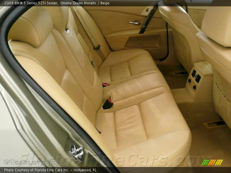 Olivine Green Metallic / Beige 2004 BMW 5 Series 525i Sedan